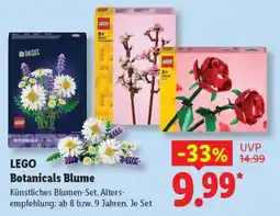 Lidl LEGO Botanicals Blume Angebot
