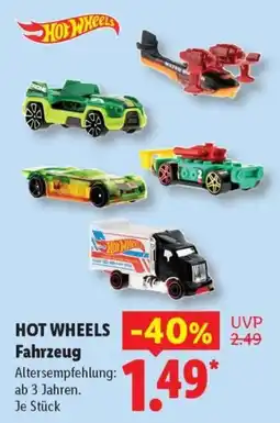 Lidl HOT WHEELS Fahrzeug Angebot
