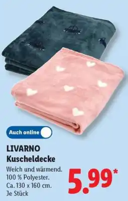 Lidl LIVARNO Kuscheldecke Angebot