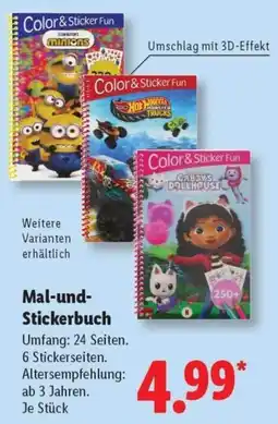 Lidl Color & Sticker Fun Angebot