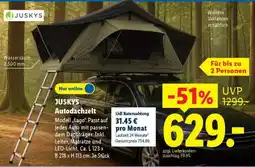 Lidl JUSKYS Autodachzelt Angebot