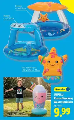 Lidl LUPILU Planschbecken/Wassersprinkler Angebot