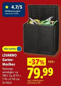 Lidl LIVARNO Garten-Maxibox Angebot