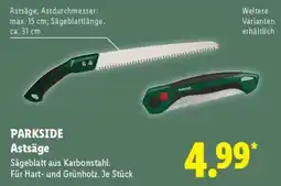 Lidl PARKSIDE Astsäge Angebot