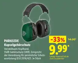 Lidl PARKSIDE Kapselgehörschutz Angebot