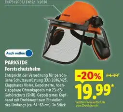 Lidl PARKSIDE Forstschutzhelm Angebot