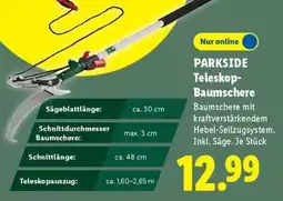 Lidl PARKSIDE Teleskop-Baumschere Angebot