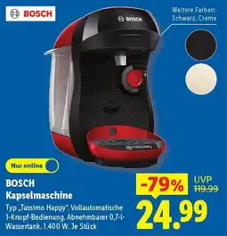 Lidl BOSCH Kapselmaschine Typ „Tassimo Happy". Angebot