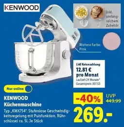 Lidl KENWOOD Küchenmaschine Angebot