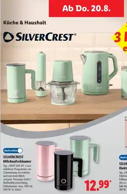 Lidl SILVERCREST Milchaufschäumer Angebot
