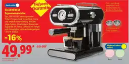 Lidl SILVERCREST Espressomaschine Angebot