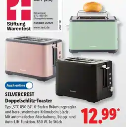 Lidl SILVERCREST Doppelschlitz-Toaster Angebot