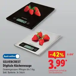Lidl SILVERCREST Digitale Küchenwaage Angebot