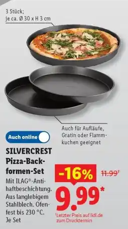 Lidl SILVERCREST Pizza-Backformen-Set Angebot