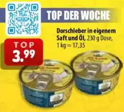Mix Markt Dorschleber in eigenem Saft und Öl Angebot