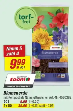 toom Baumarkt toom Blumenerde Angebot