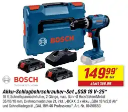 toom Baumarkt Akku-Schlagbohrschrauber-Set „GSB 18 V-25“ Angebot
