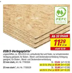 toom Baumarkt OSB/3-Verlegeplatte Angebot
