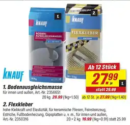 toom Baumarkt knauf Bodenausgleichsmasse Angebot