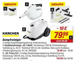 toom Baumarkt KÄRCHER Dampfreiniger Angebot