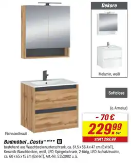 toom Baumarkt Badmöbel „Costa“ Angebot