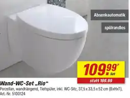 toom Baumarkt Wand-WC-Set „Rio“ Angebot