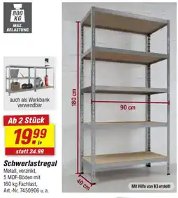 toom Baumarkt Schwerlastregal Angebot