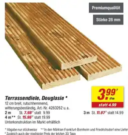 toom Baumarkt Terrassendiele, Douglasie Angebot