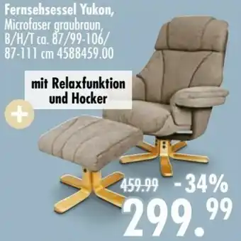 Möbel Boss Fernsehsessel Yukon Angebot