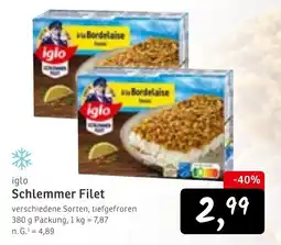 KONSUM iglo Schlemmer Filet Angebot