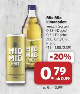 Combi Mio mio mio mio limonaden Angebot