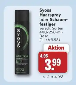 Combi Syoss haarspray Angebot