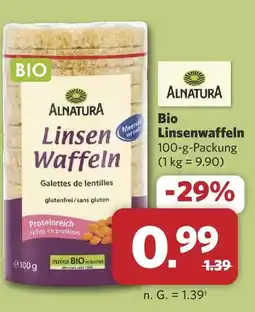 Combi Alnatura linsenwaffeln Angebot