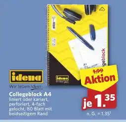 Combi Ideena collegeblock a4 Angebot