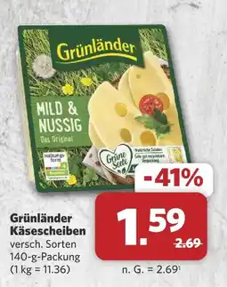 Combi Grünländer käsescheiben Angebot