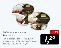 KONSUM EDEKA Genussmomente Burrata Angebot