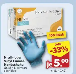 Combi Nitril einmal-handschuhe Angebot