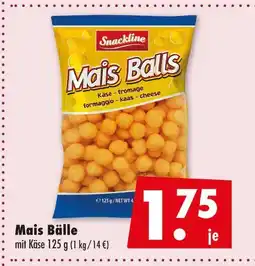 Mäc Geiz Snackline mais bälle Angebot