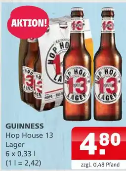 Getränke Quelle Guinness hop house 13 lager Angebot