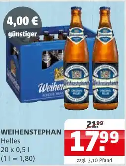 Getränke Quelle Weihenstephan helles Angebot
