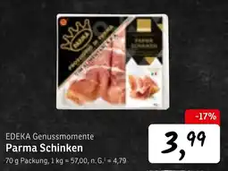 KONSUM EDEKA Genussmomente Parma Schinken Angebot