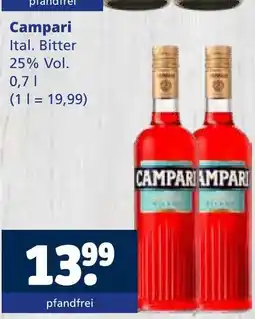 Getränkewelt Campari ital. bitter Angebot