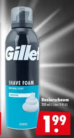 Mäc Geiz Gillet rasierschaum Angebot