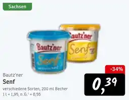 KONSUM Bautz'ner Senf Angebot