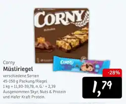 KONSUM Corny Müsliriegel Angebot