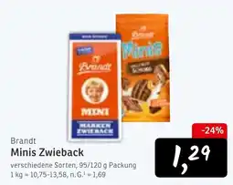 KONSUM Brandt Minis Zwieback Angebot
