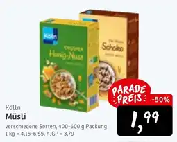 KONSUM Kölln Müsli Angebot