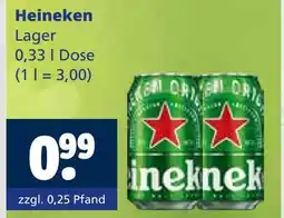 Getränkewelt Heineken lager Angebot