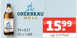 Getränke Oase Oberbräu hell Angebot