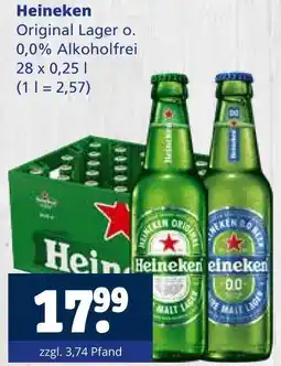Getränkewelt Heineken original lager Angebot